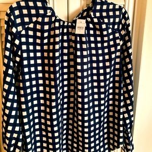 Blue and White checkered by Ann Taylor